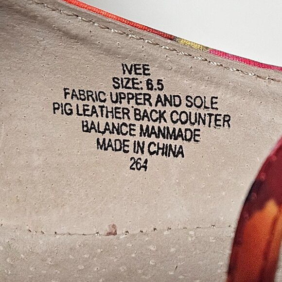 Betsey Johnson Floral Block Heel Dress Heels Women’s 6.5 Ankle Strap - Picture 5 of 11